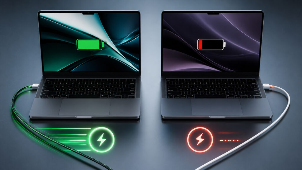 Now you'll know exactly why your devices charge slowly. Photo.