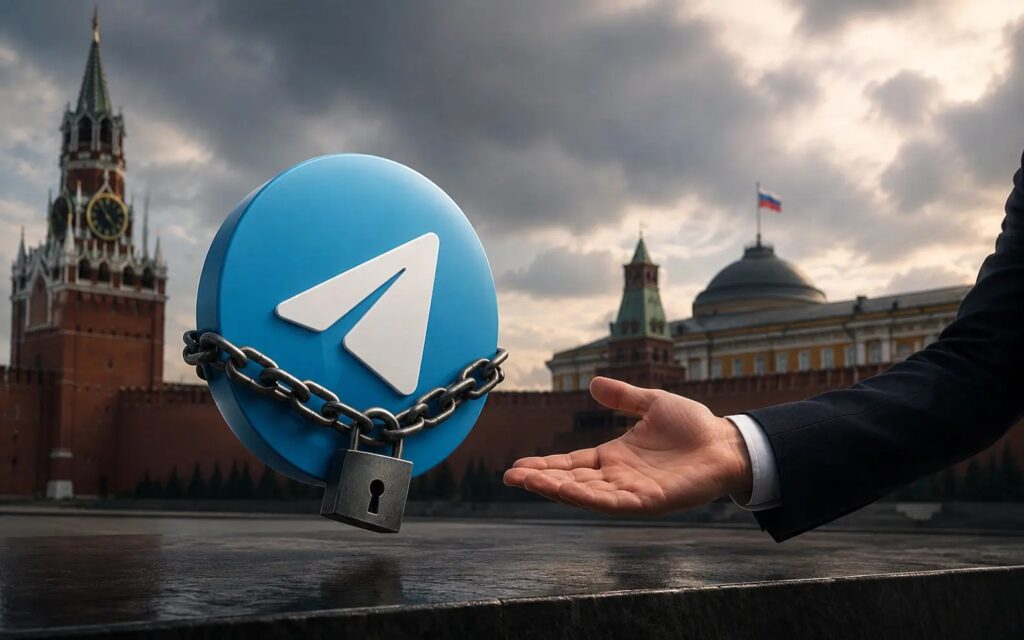 Telegram itself doesn't work in Russia either