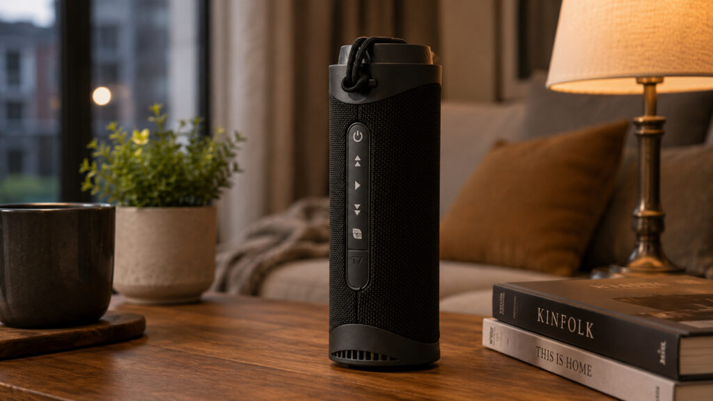 Enjoy music at the country house with the T7. Photo.