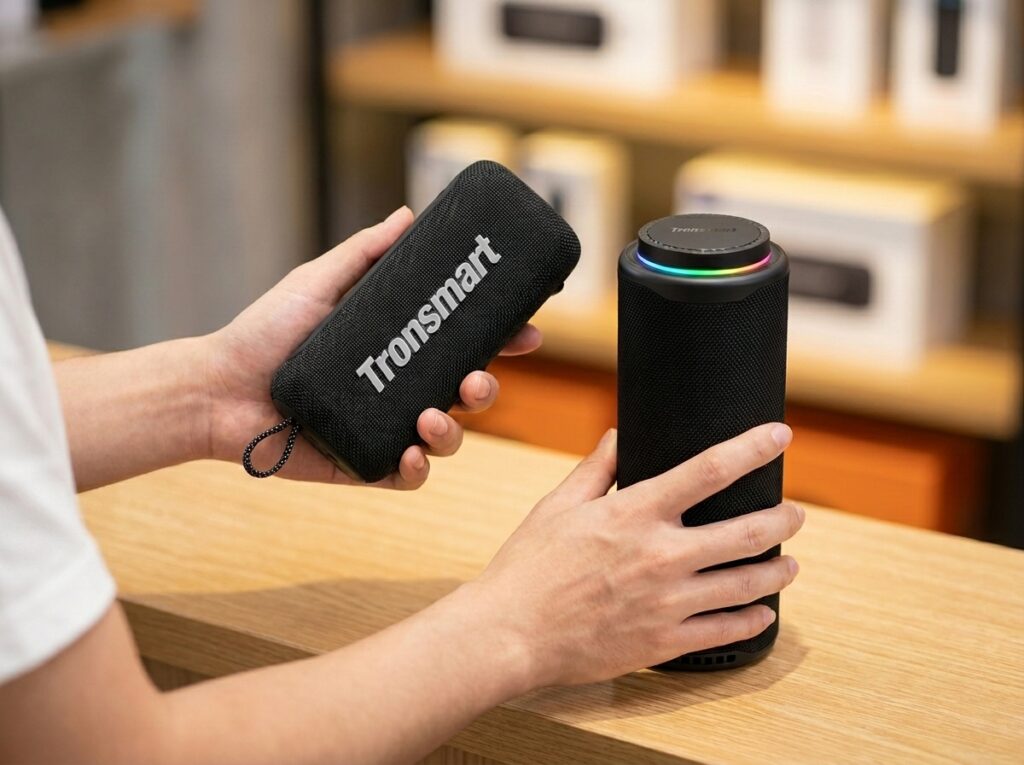 Trip 2 — one of the most compact speakers in the lineup. Photo.