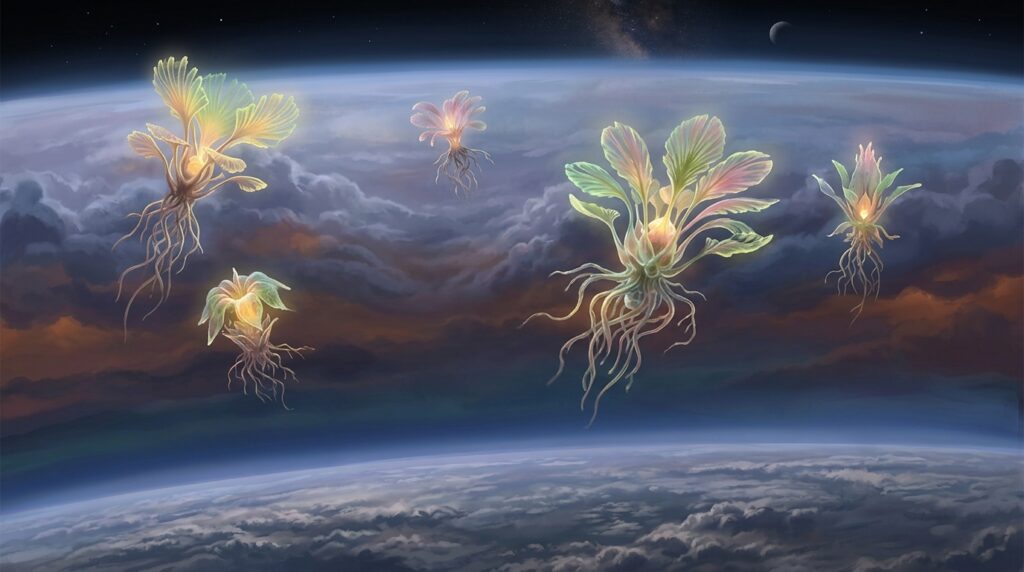 In the distant future, plants could adapt to life in the upper layers of the atmosphere
