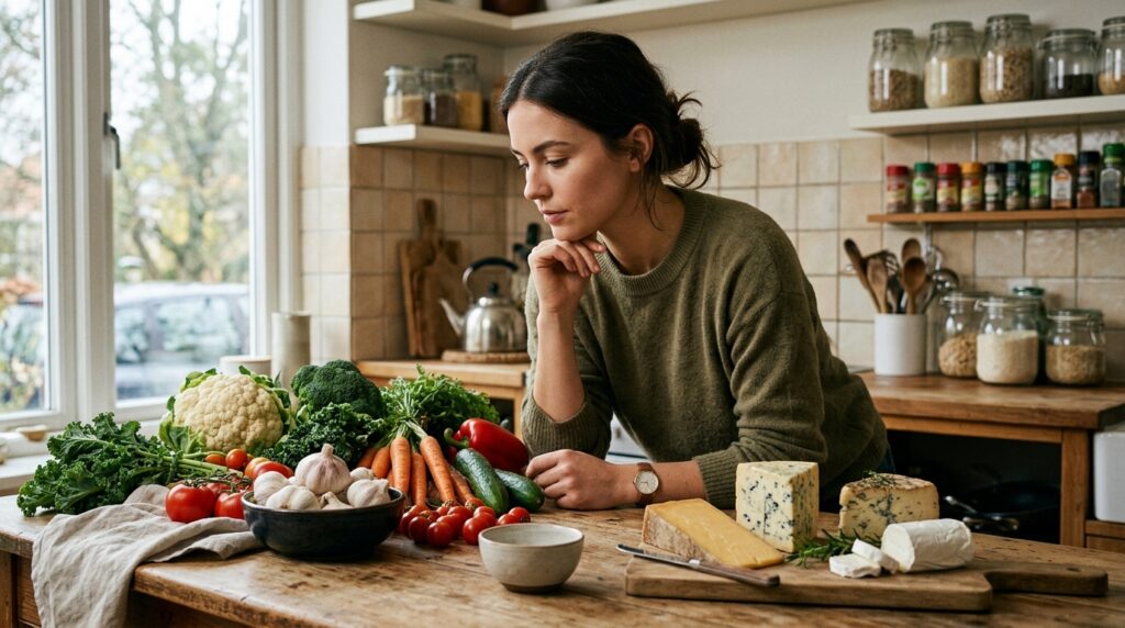 Foods high in sulfur, such as garlic and cabbage, directly affect the smell of intestinal gas