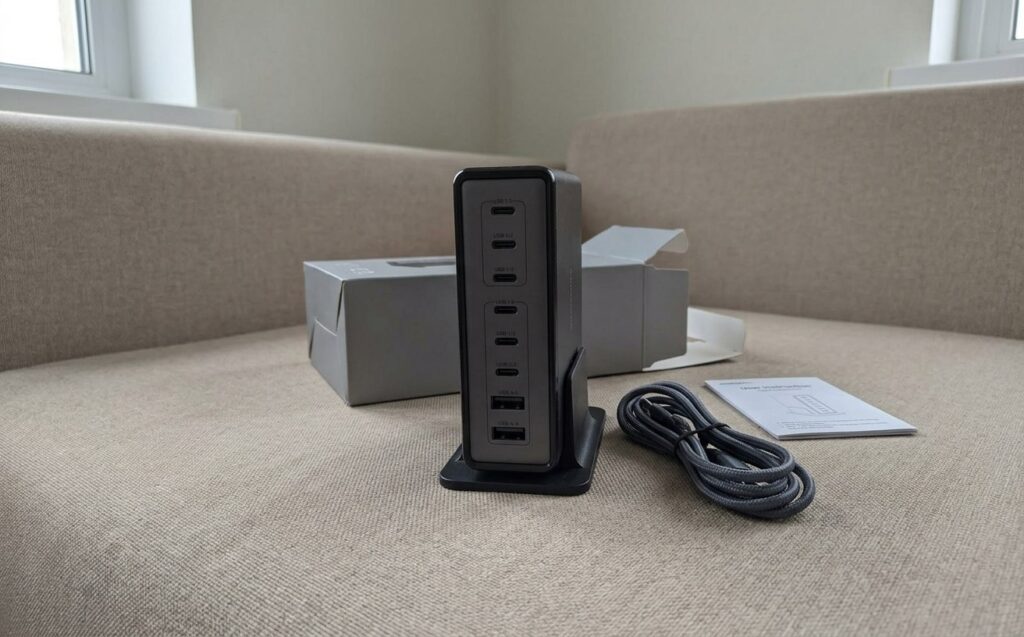An excellent unit for those who don't know how to comfortably fit all their chargers on one desk