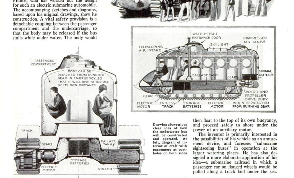 A hybrid of a car and a submarine. Image source: popsci.com. Photo.