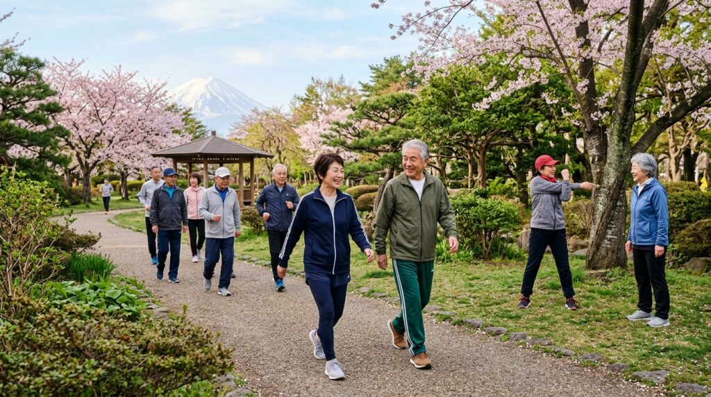 Japanese longevity is the result not of one habit, but of an entire lifestyle system
