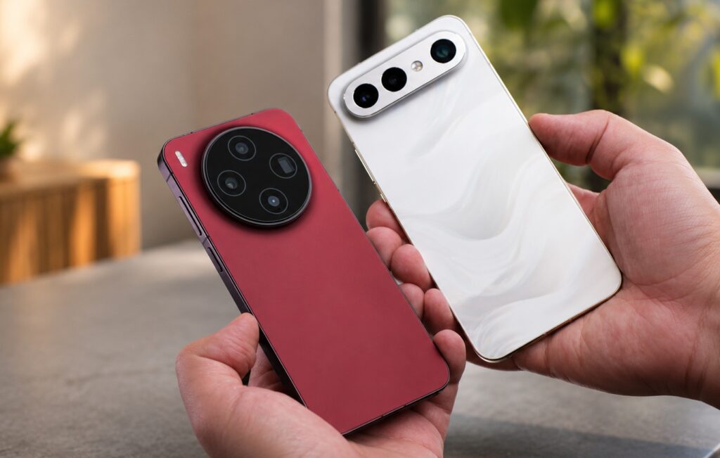 vivo X300 — left, X300 FE — right