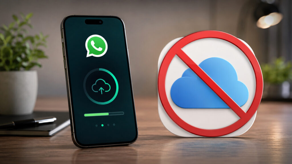 WhatsApp backups can now be made without iCloud. Photo.