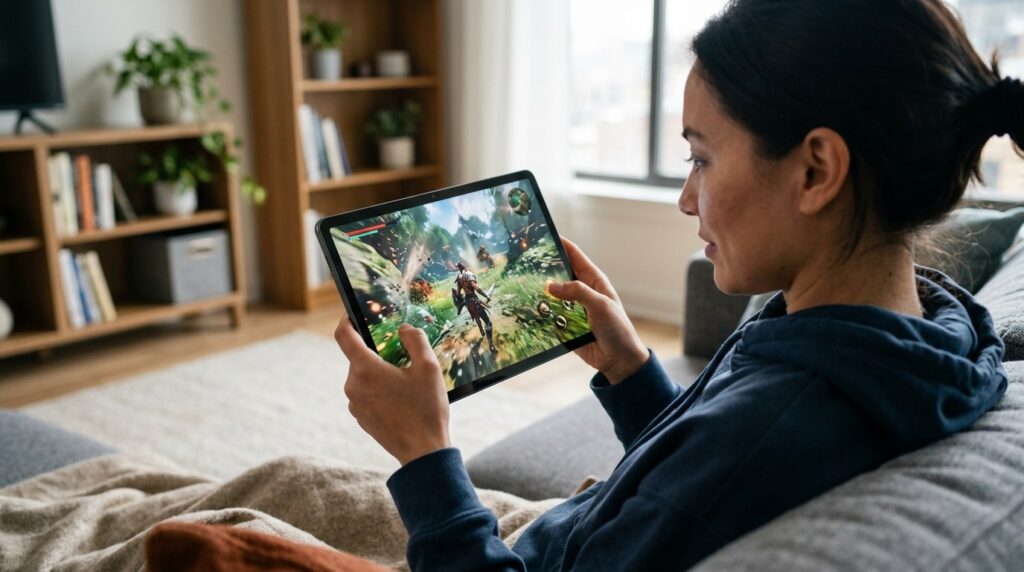 You can actually even game on the POCO Pad X1