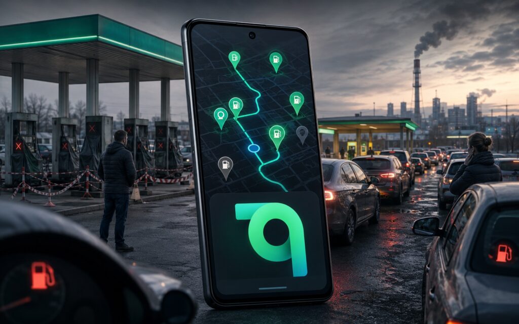 Searching for gas through Yandex Fuel