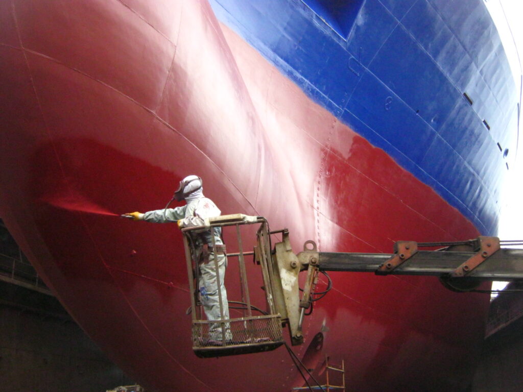 Other antifouling pigments and dyes have since appeared, so today a hull can be any color. Most ships, however, remain red.