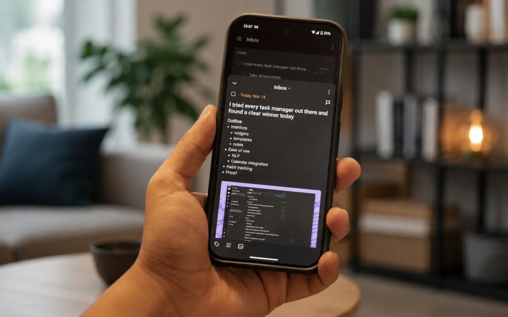 TickTick daily task management app