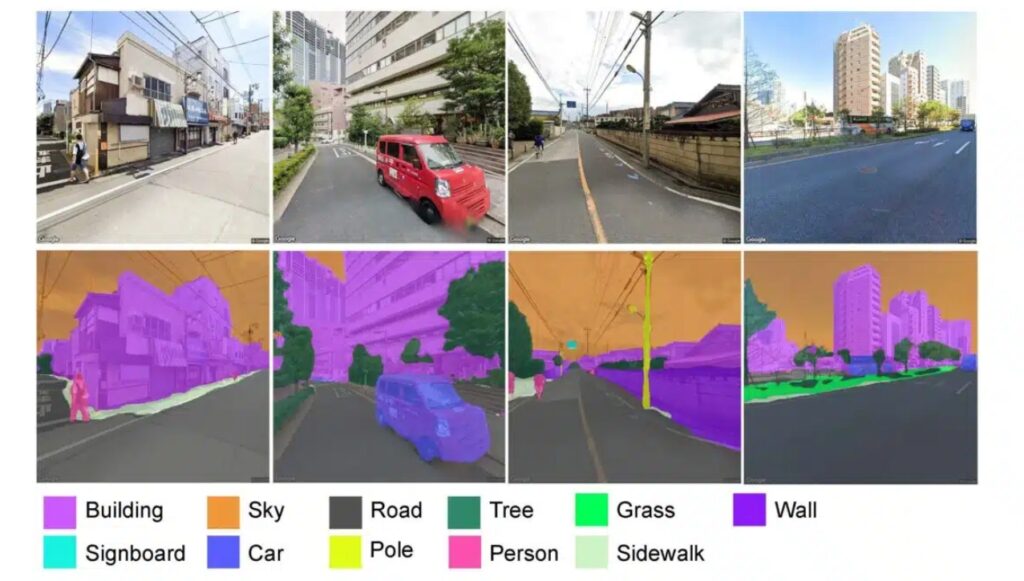 How AI evaluated Tokyo's streets. Image source: studyfinds.com.