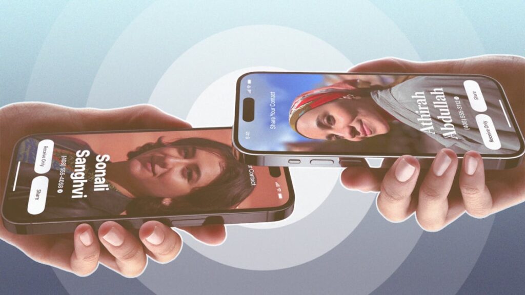 If a device is not found, you can bring the two devices close together. Photo.