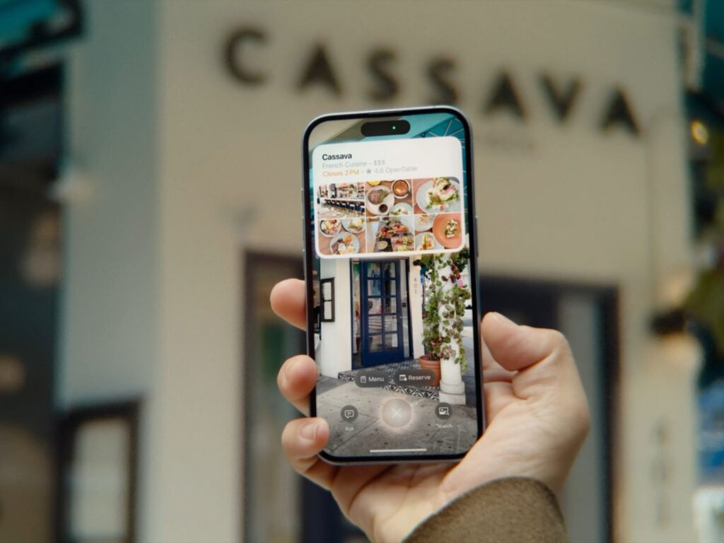 Currently, Visual Intelligence relies only on the iPhone camera.