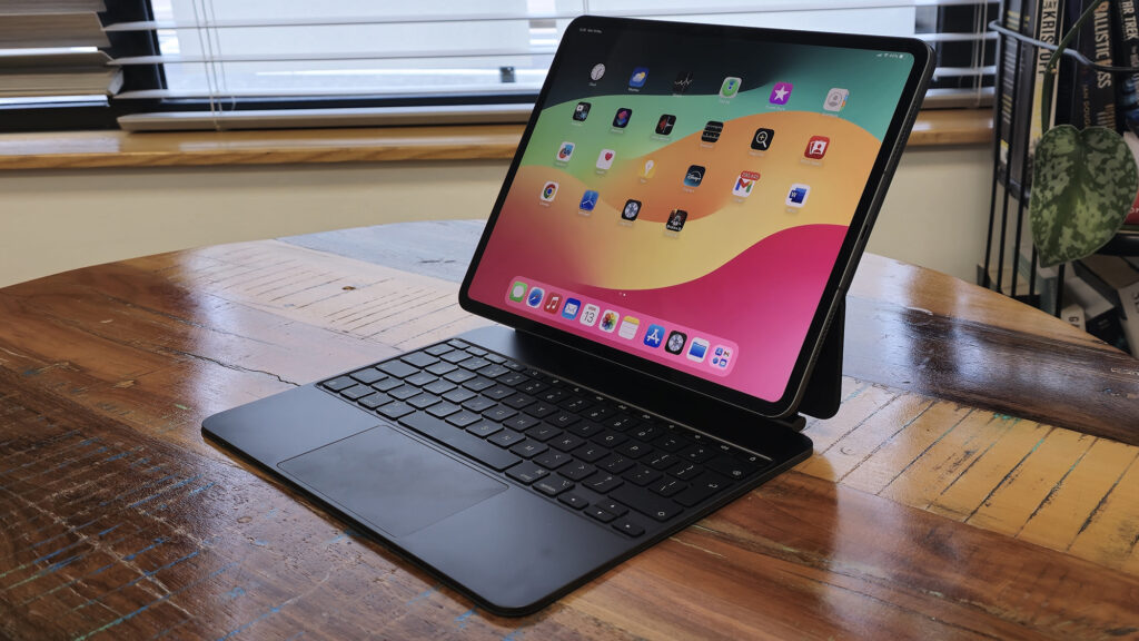 The iPad Pro also runs on the latest chip and is due for an update.