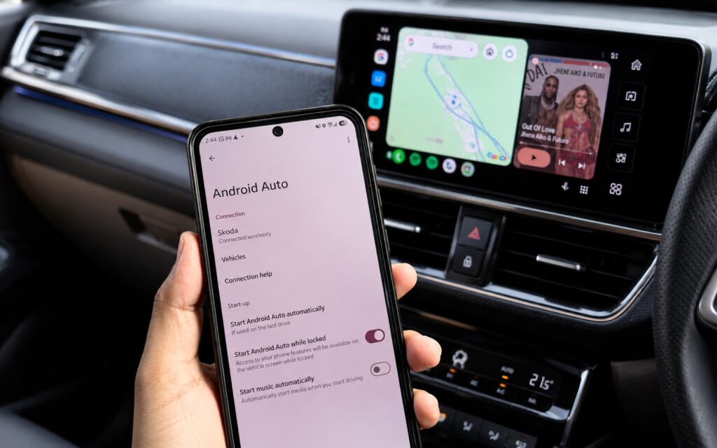 Android Auto automatic launch setting
