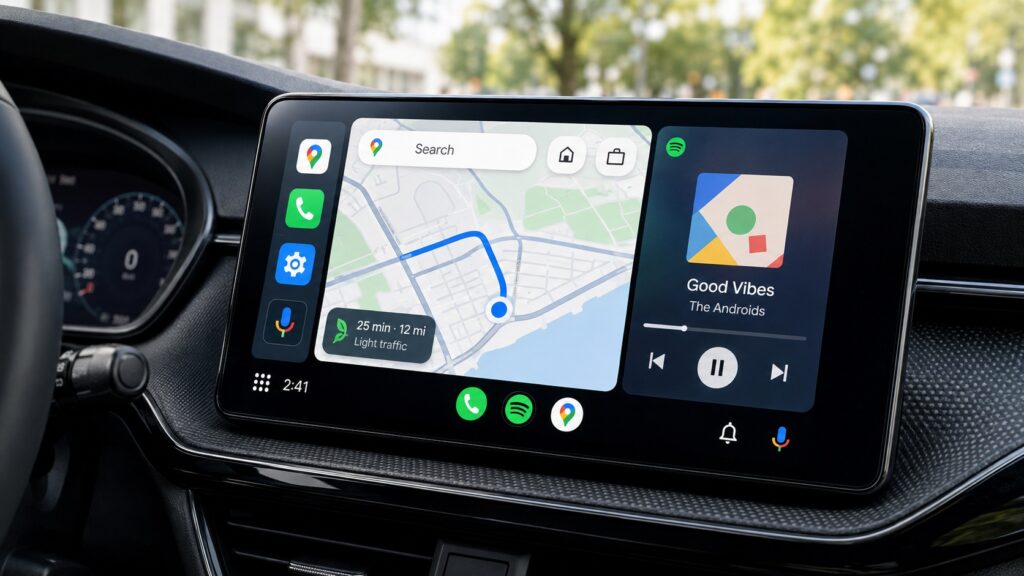 Android Auto useful features overview