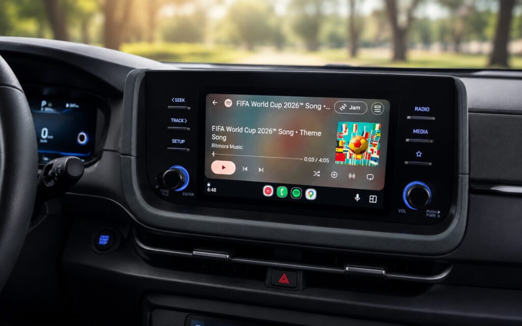Auto-start music makes long drives more comfortable