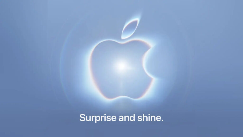 The Apple event invitation. Photo.