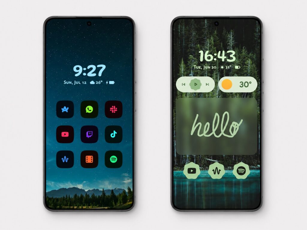 Mango Launcher transforms your Android home screen