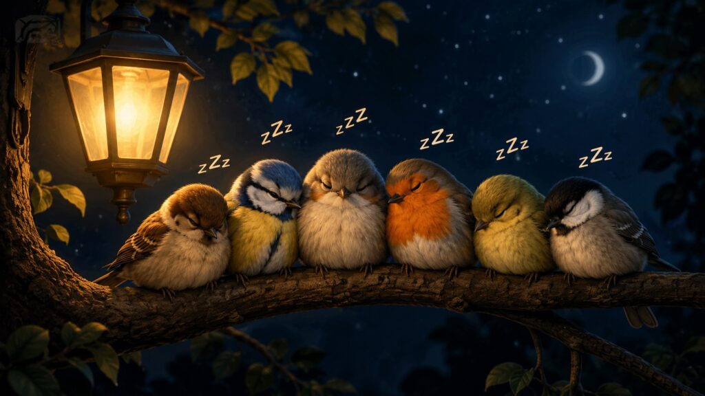 An experiment debunked some myths about how birds sleep.