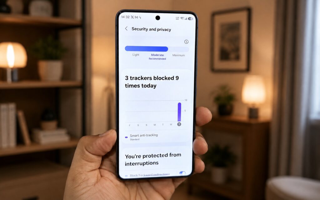 Chrome's unclear privacy blocking information