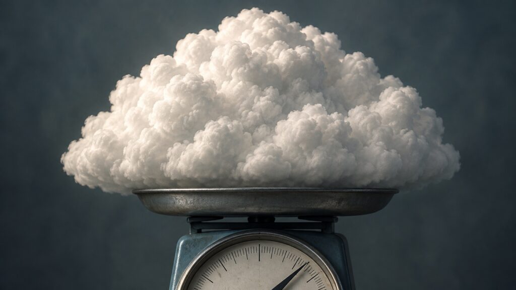 To determine the mass of clouds, scientists had to turn to mathematics.