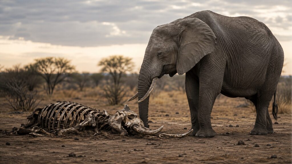Elephants frequently examine the bodies of deceased herd members, and scientists have probable explanations for the behavior.