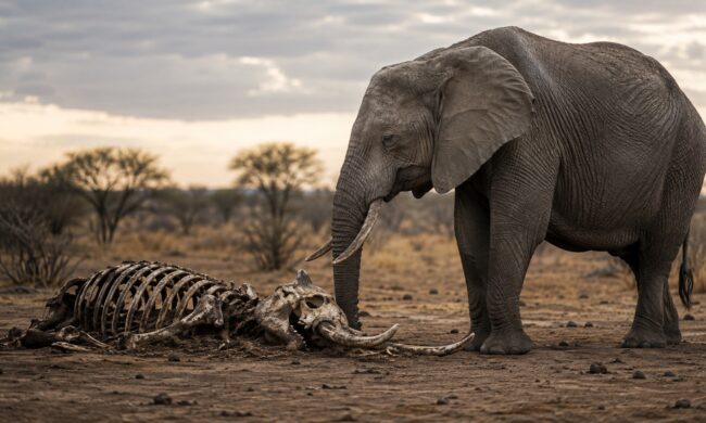 Why Elephants Touch the Bones of Their Dead