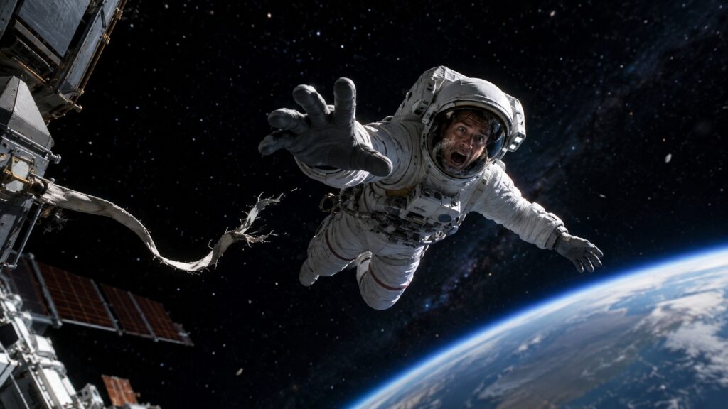Astronauts could accidentally drift into space, but engineers do everything possible to prevent it.