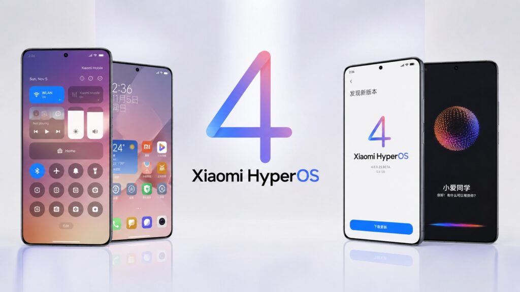 Xiaomi HyperOS 4 presentation poster