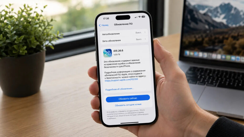iOS 26.6 was installed not long ago.