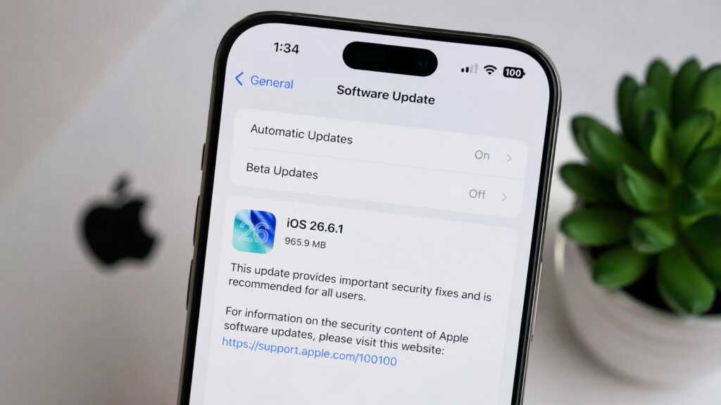 A new iOS update may arrive soon.