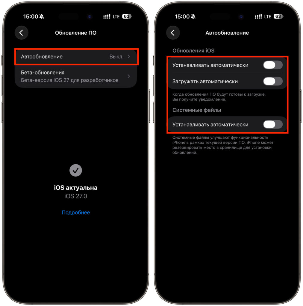 Automatic updates setting. Automatic updates will patch security holes on their own. Photo.
