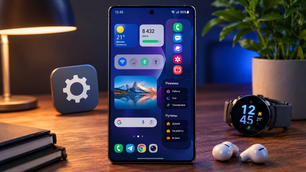 Samsung Galaxy home screen settings overview