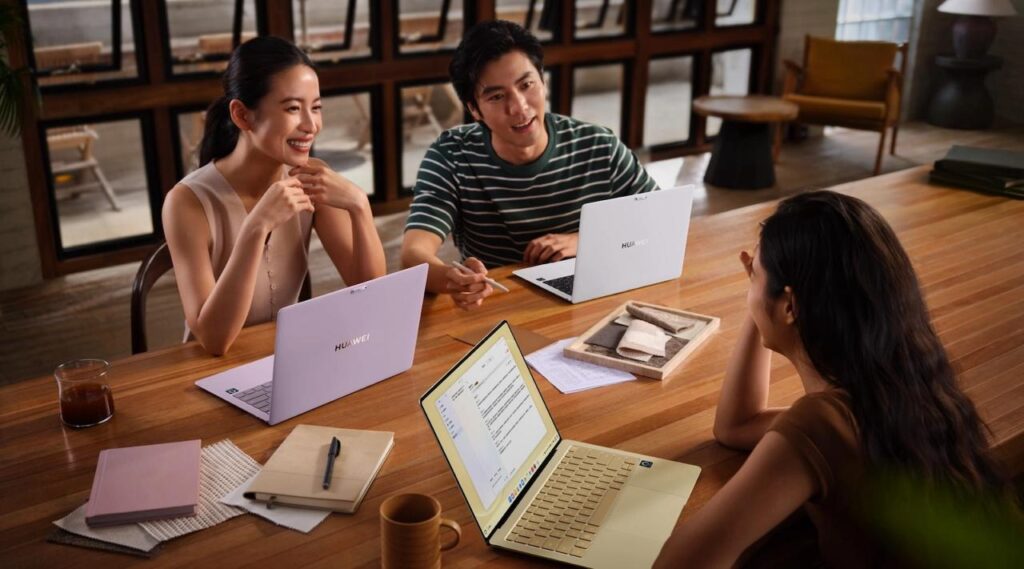 Huawei MateBook Pro S color options. Photo.