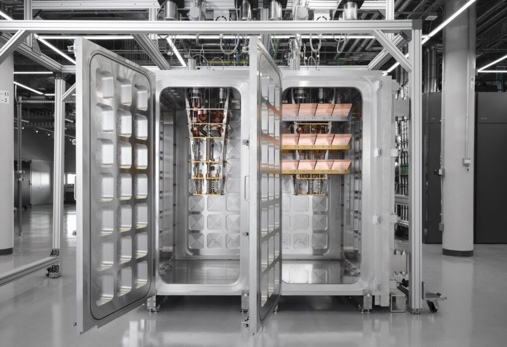 IBM's cryogenic system really does look like a pair of large refrigerators