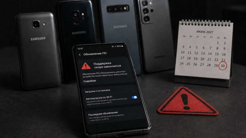 Samsung Galaxy phones approaching end of update support