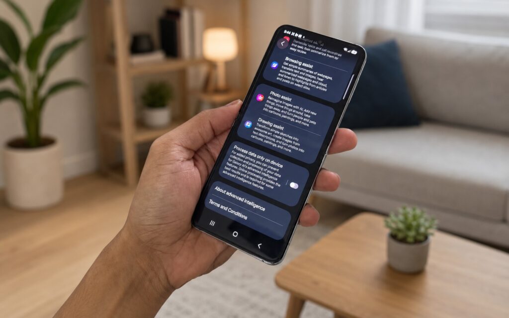 Samsung Language Core powers text-based Galaxy AI features