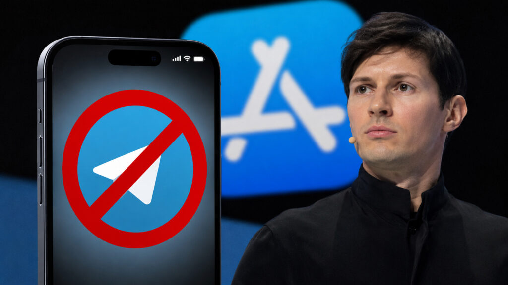 Telegram unexpectedly disappeared from the App Store for several hours. Photo.