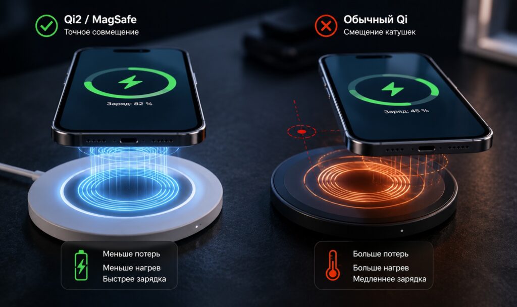 The Qi2 standard partially solves the alignment problem