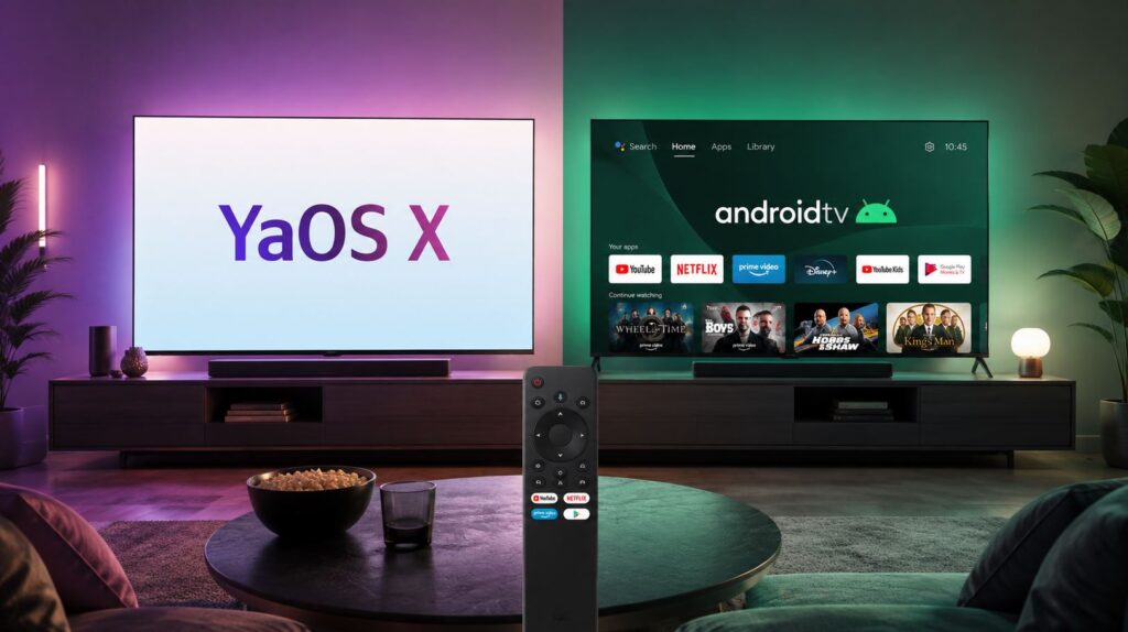 YaOS compared to Android TV