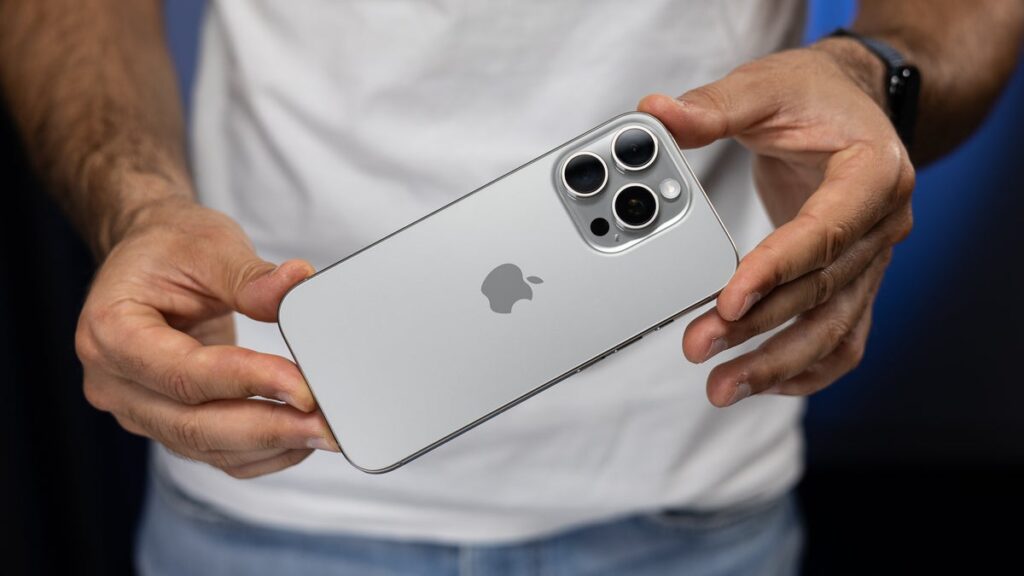 Back panel of the iPhone 16 Pro Max