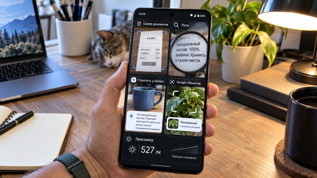 Hidden features of an Android smartphone camera