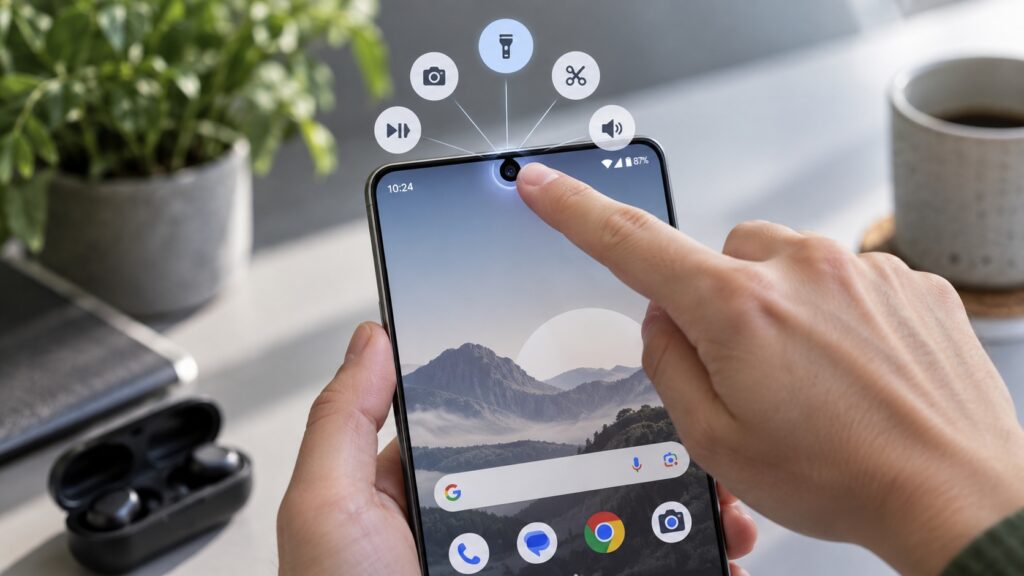 Action Notch app illustration