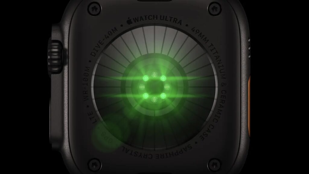 New heart rate sensor in Apple Watch Ultra 4