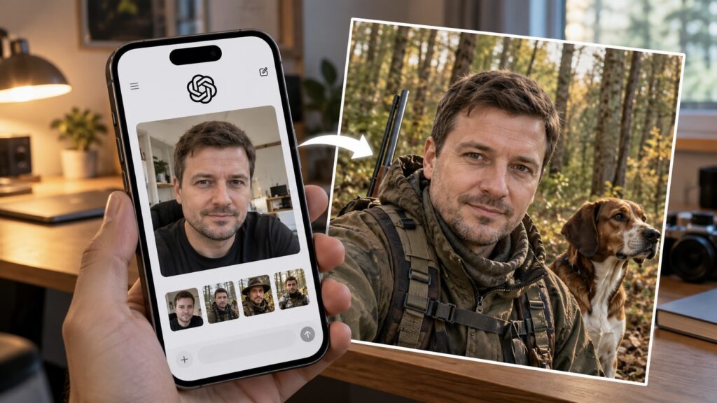 Preserving facial features when generating images in ChatGPT