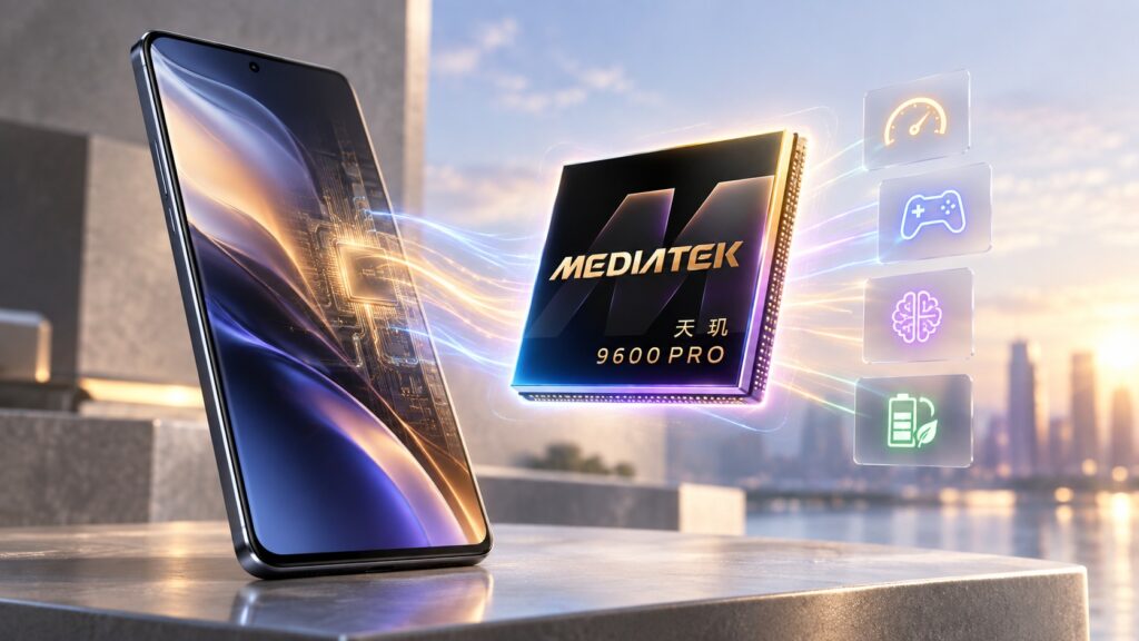 MediaTek Dimensity 9600 Pro promotional poster
