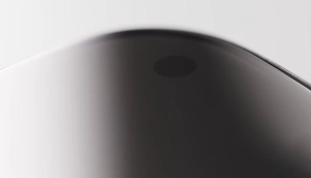 Face ID infrared sensor in the left corner of the iPhone display