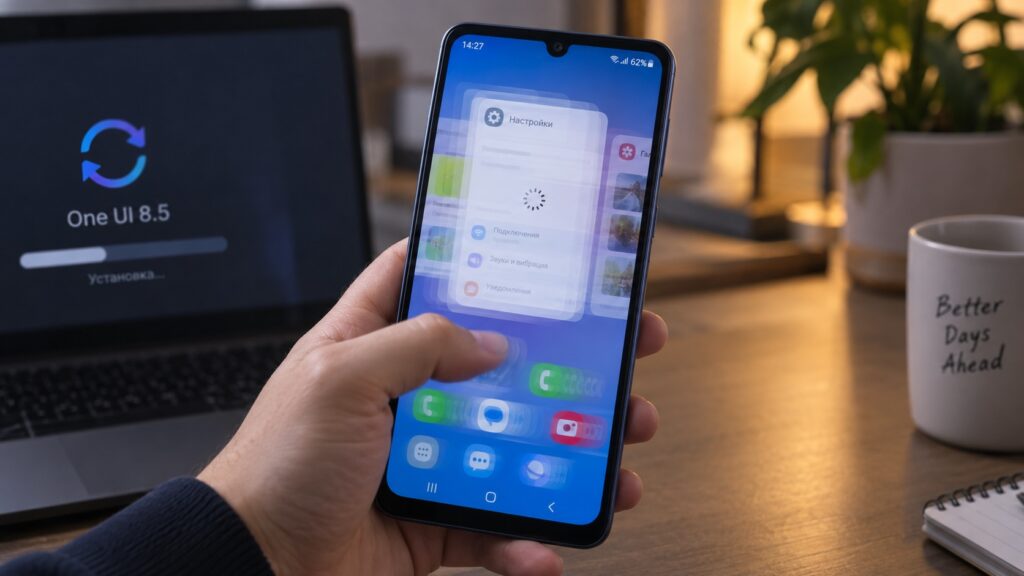 Galaxy A07 smartphone lagging after the One UI 8.5 update